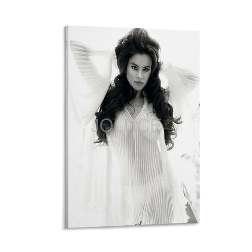 JOLUCE Portrait Poster Sexy Beauty Poster Actress Sofia Vergara Portrait Sexy Art Poster () Canvas Poster Wall Art Decor Living Room Bedroom Decor Printed Picture Frame style xinch(xcm)