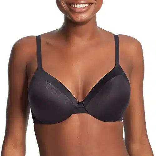 Maidenform Womens Comfort Devotion   Extra Coverage Bra, Black,C