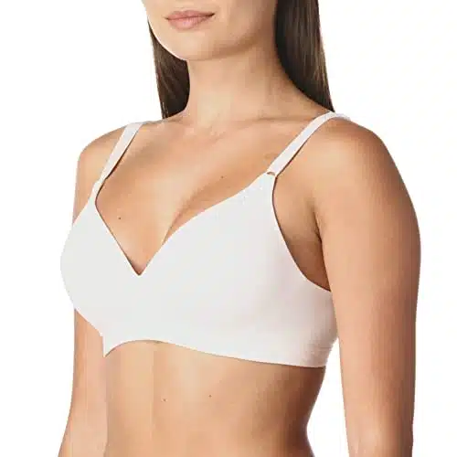 Warner's Women's Cloud Super Soft Wireless Lightly Lined Comfort Bra , White, C