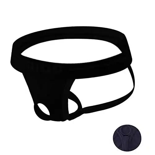 hilariouslove Strap on Harness Underwear, Strapon Harness Underpants for Strap On Underwears Strapless Panties for Men Women Black