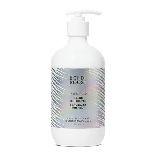 BONDIBOOST Blonde Baby Toning Purple Conditioner   Add Softness + Smoothness + Hydration   Color Safe Hair Care Solution with Natural Ingredients   Neutralize Brass   Sulfate Free Formula   fl oz