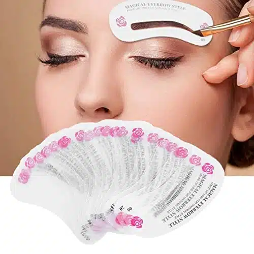 PCS Eyebrow Shaping Stencils, Kalolary Eyebrow Grooming Stencil Kit Shaping Templates DIY Tools for Eyebrows Shaping