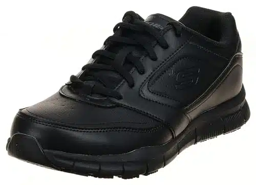 Skechers Men's Nampa Food Service Shoe, Black,