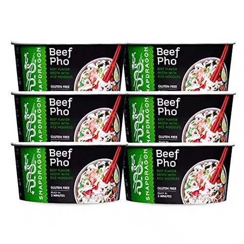 Snapdragon Vietnamese Pho Soup Bowl, Beef Pho, oz (Pack of )