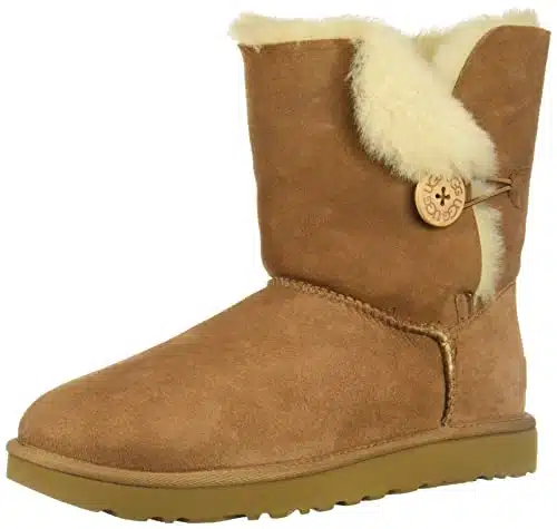 UGG Women's Bailey Button Ii Boot, Chestnut,