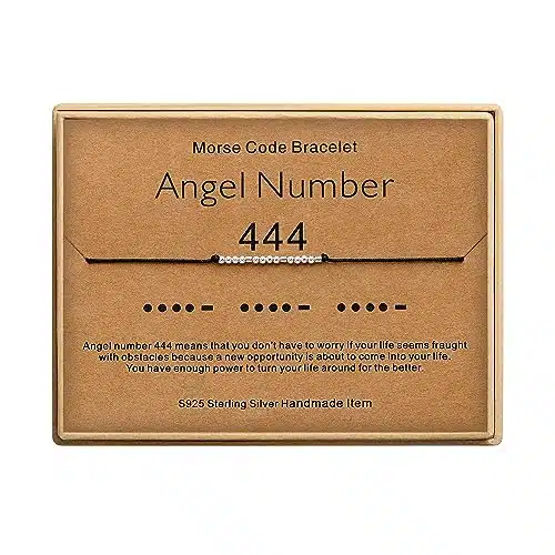 Angel Number Bracelets for Women orse Code Bracelets Numerology Jewelry Inspirational Gifts for Women