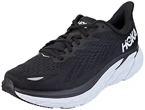 HOKA ONE ONE Clifton ens Shoes , Color BlackWhite