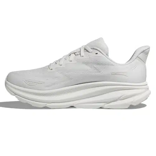 Hoka Women's Clifton Sneaker, WhiteWhite,