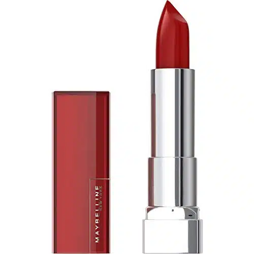 Maybelline Color Sensational Lipstick, Lip Makeup, Cream Finish, Hydrating Lipstick, Nude, Pink, Red, Plum Lip Color, Wine Rush, oz; (Packaging May Vary)