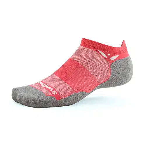 Swiftwick  MAXUS ZERO Golf & Running Socks, Maximum Cushion (Melon, Medium)