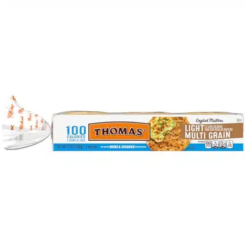 Thomas' Light Multi Grain English Muffins, Count, Oz Package of English Muffins