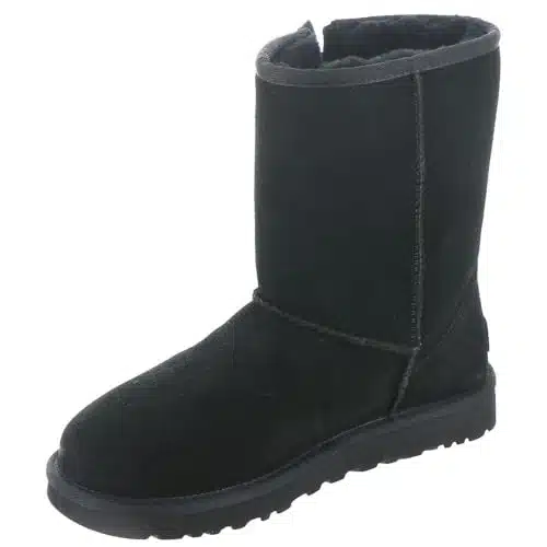 UGG Women's Classic Short Bailey Zip Boot, Black,