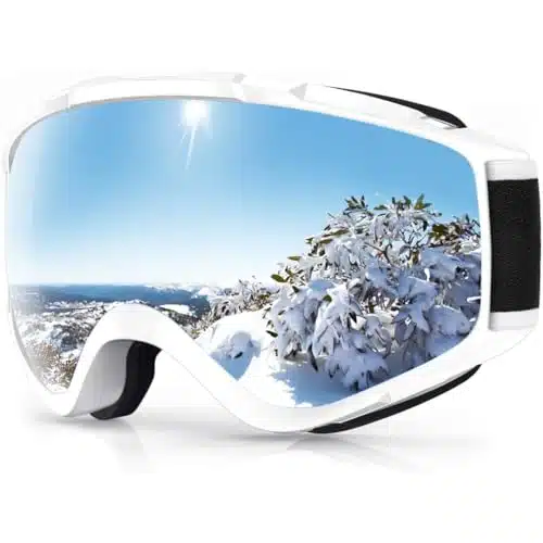 findway Ski Goggles OTG   Over Glasses SnowSnowboard Goggles for Men, Women & Youth   % UV Protection