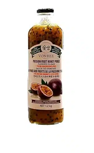 Al Amin Foods Vonbee Passion Fruit Honey Puree. One Bottles oz lb. Quite good and very versatile.