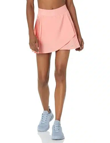 Alo Yoga Women's Big & Tall Aces Tennis Skirt, Strawberry Lemonade