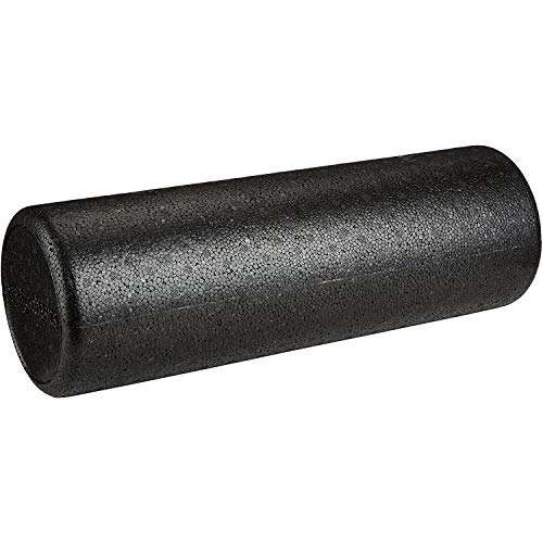 Amazon Basics High Density Round Foam Roller for Exercise and Recovery   Inch, Black