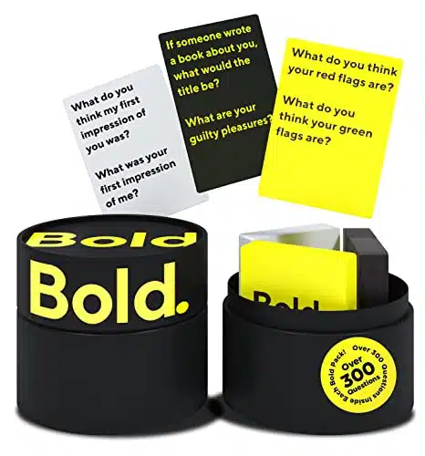 Bold Card Game   Decks, + Questions   Fun Icebreaker and Couples Game for Date Nights