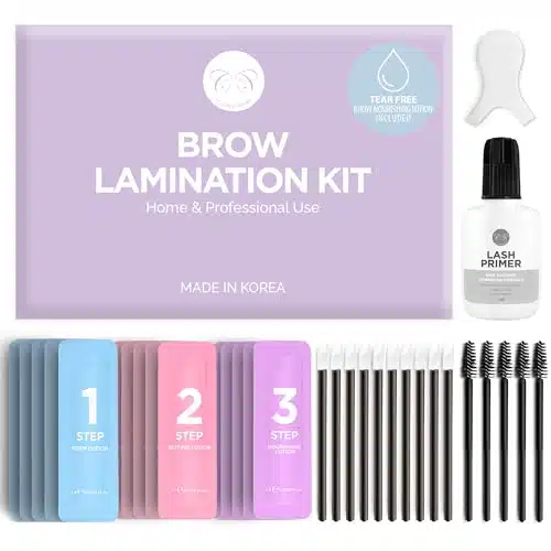 CLIONE PRIME At Home Brow Lamination Kit   DIY Eyebrow Lamination Kit Professional Eye Brow Perm Kit Instant DIY Eyebrow Lift Kit for Fuller Thicker Brows Lasts For Upto eeks