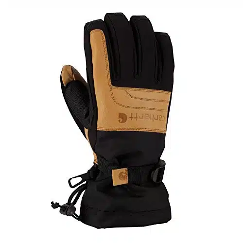 Carhartt Men's Vintage Cold Snap Insulated Work Glove, BlackBarley, Large (Pack of )