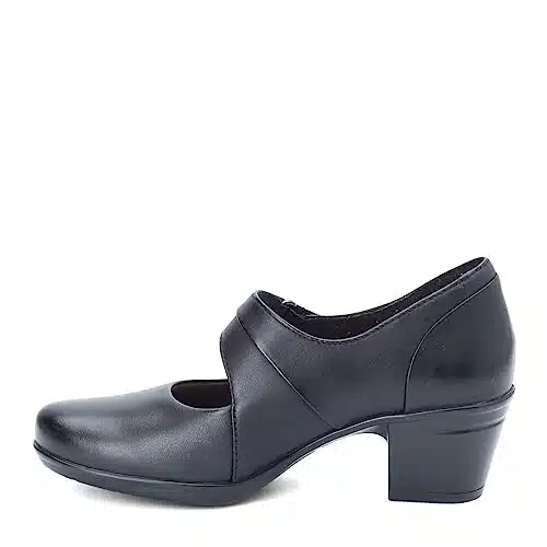 Clarks womens Emslie Lulin Dress Pump, Black,