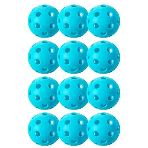 Franklin Sports X Indoor Pickleballs   Indoor Court Pickleball Balls   USA Pickleball (USAPA) Approved Tournament Pickleballs   Pack Inside Pickleballs   Blue