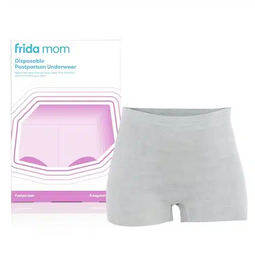 Frida Mom Postpartum Disposable Underwear  % Cotton, Microfiber Boyshort Cut Underwear   Size Regular (ct)