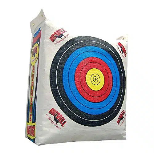 Morrell Weatherproof Supreme Range Adult Field Point Archery Bag Target with NASP Scoring Rings, Nucleus Center, and IFS Technology, White