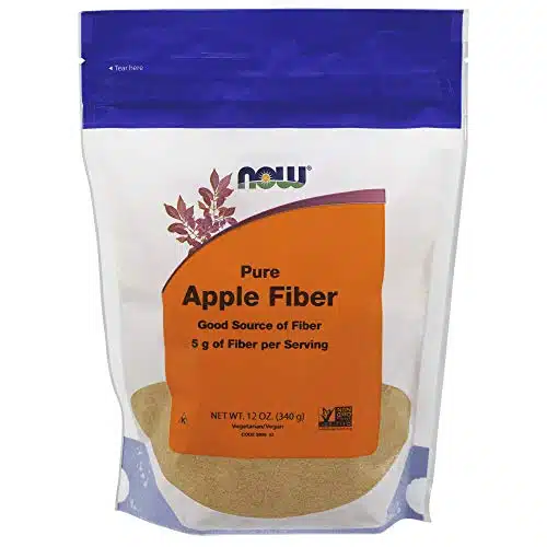 NOW Apple Fiber Powder, Ounce (Pack of )