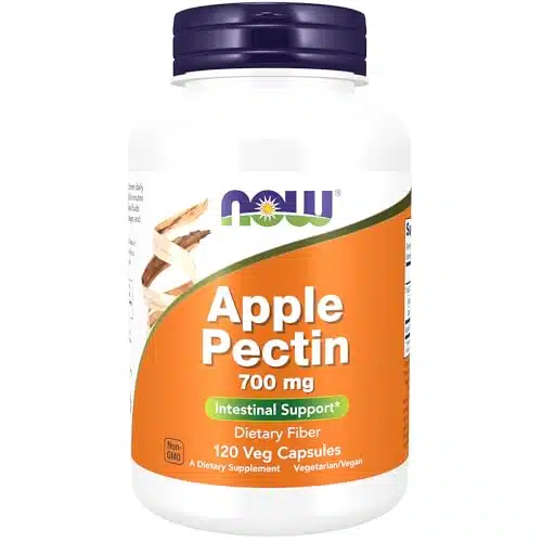 NOW Supplements, Apple Pectin mg, Dietary Fiber, Intestinal Support, Veg Capsules