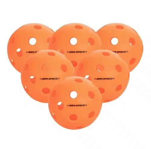 Onix Popular Fuse Indoor Pickleball Balls are Ready to Play Immediately Out of The Box   The Balls Offer Superior Balance and a consistent Feel. Pack  Orange  Pickleball Marke