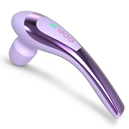 Roysmart Personal Vibrating Handheld Massager Cordless Rechargeable Electric Mini Massager, Hand Held Portable Seven Massage Wand for Full Body