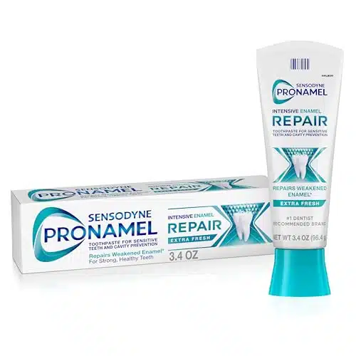 Sensodyne Pronamel Intensive Enamel Repair Toothpaste for Sensitive Teeth, to Reharden and Strengthen Enamel, Extra Fresh   Ounces