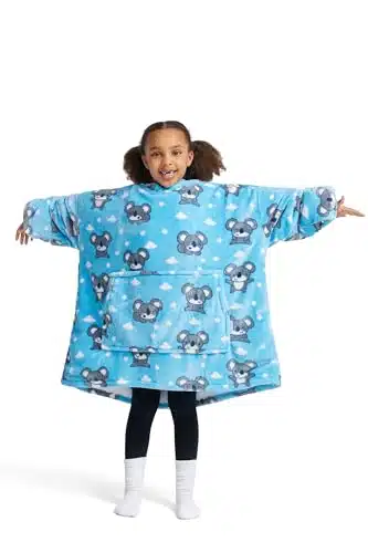 The Oodie Blanket Hoodie  Blanket Hoodies for Kids All Patterns & Colors  Kid Snuggie Hoodie  Wearable Blanket Hoodie for Kids, Boys and Girls