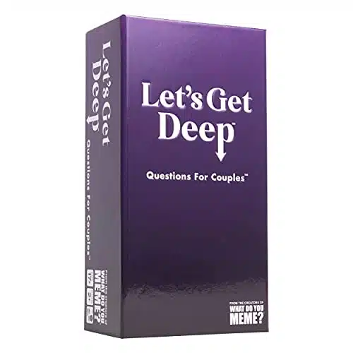 What Do You Meme Let's Get Deep   Conversation Cards for Couples, Great Gift for Valentine's Day   Love Language Card Game, for Couples