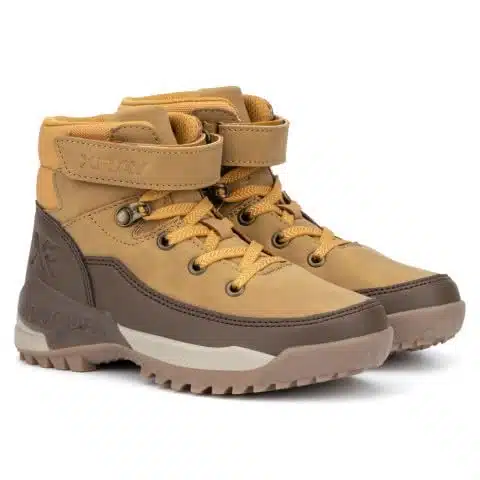 X RAY Footwear Matty Boys Fashion, Classic Combat Faux Leather Ankle high Boots, Round Toe, Thermoplastic rubber Outsole,