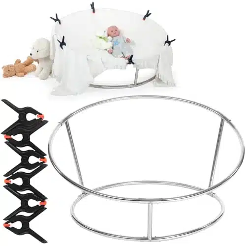 Yaocom Newborn Photography Props Baby Steel Photo Props Stand DIY Newborn Photography Setup Newborn Posing Frame Stainless Steel Stand for Infant Boys Girls Photoshoot Set Stu