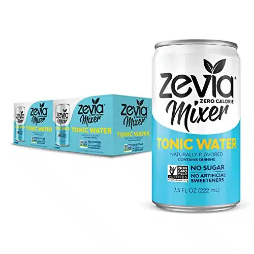 Zevia Zero Calorie Mixer, Tonic Water, Ounces (Pack of )