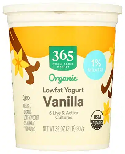 by Whole Foods Market, Yogurt Vanilla Low Fat Organic, Ounce