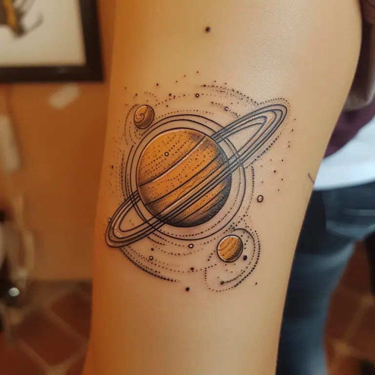 saturn tattoo