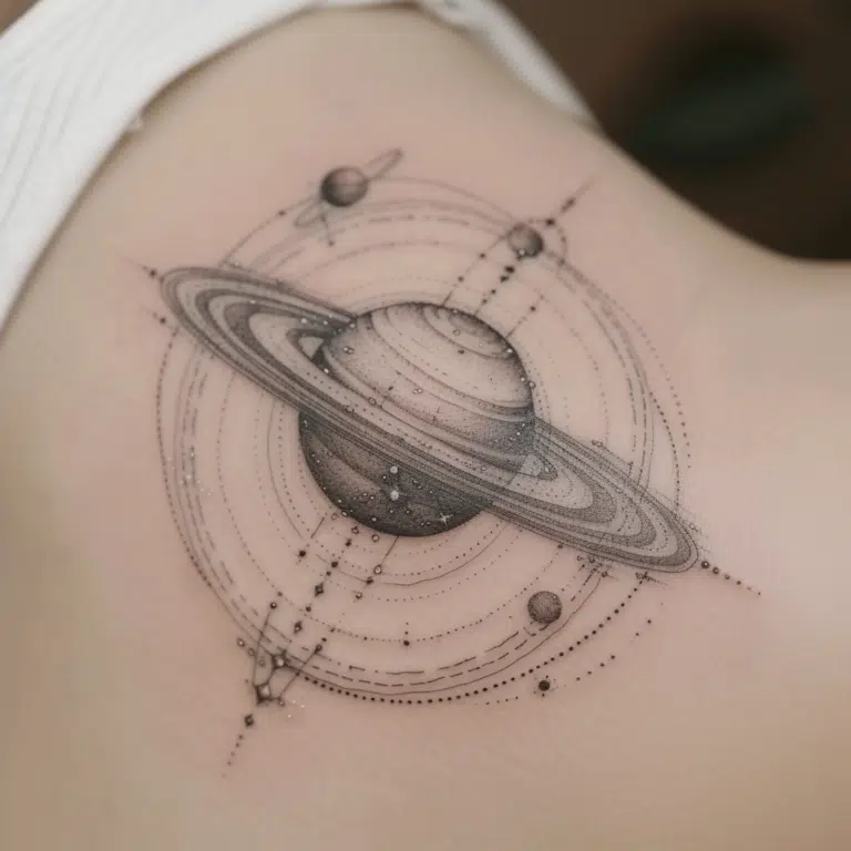 tattoos of saturn