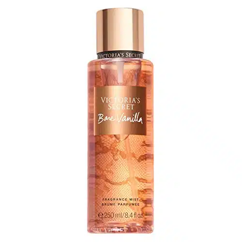 Victoria's Secret Bare Vanilla Body Spray for Women, Notes of Whipped Vanilla and Soft Cashmere, Bare Vanilla Collection (oz)