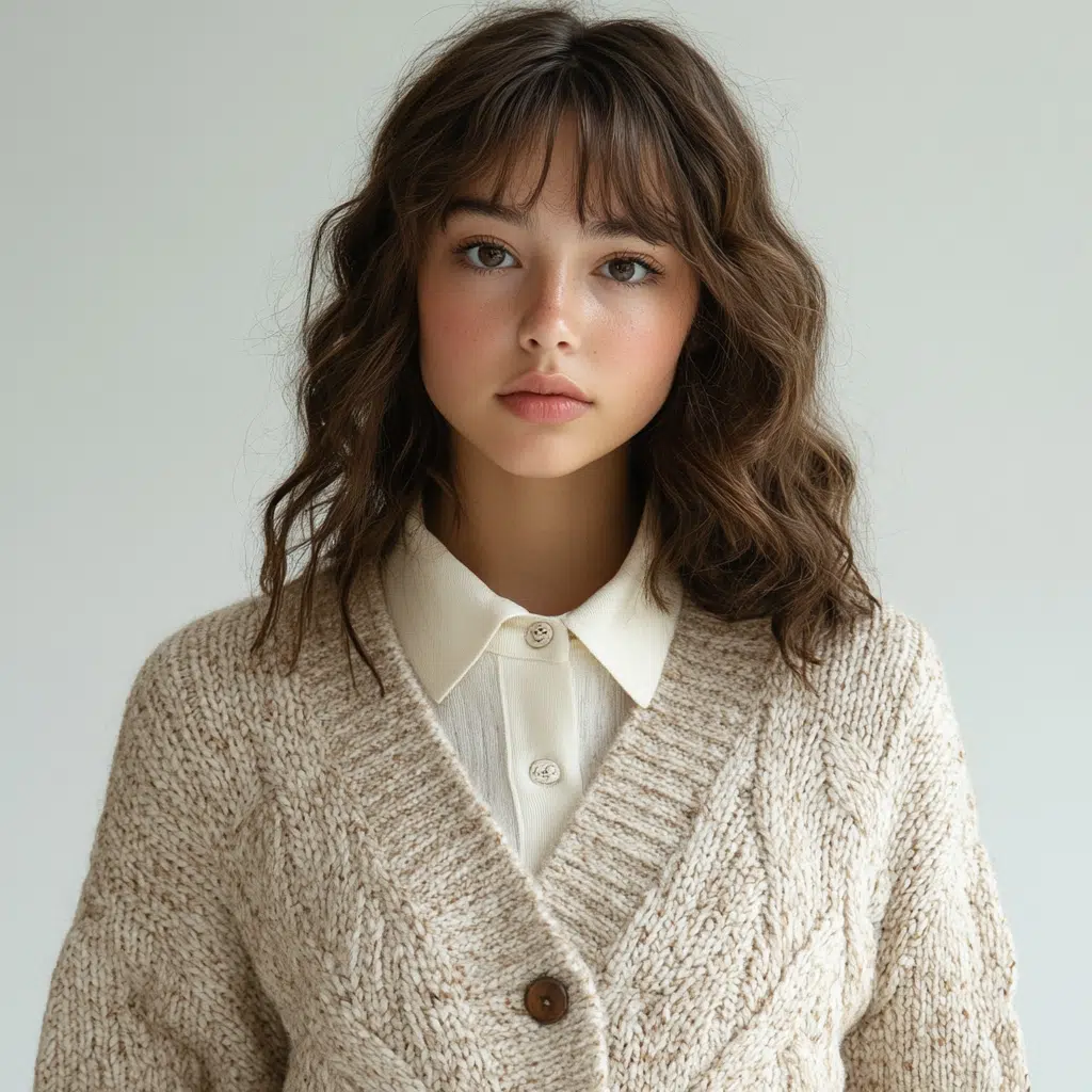 cropped cardigan