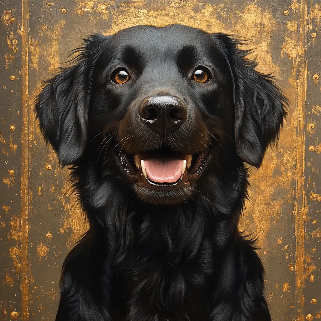 black golden retriever