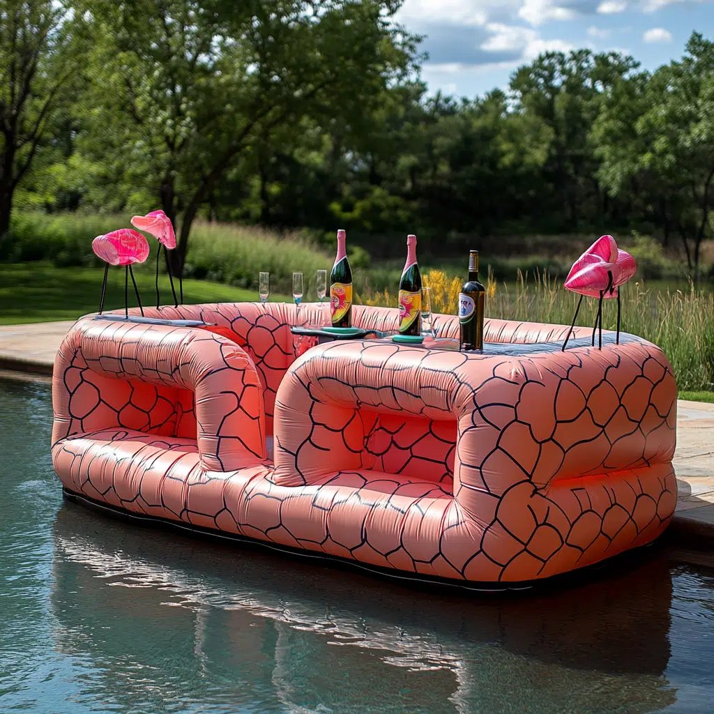 inflatable pool bar