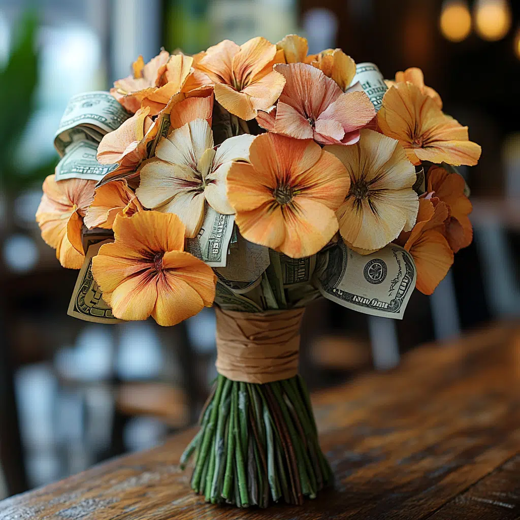 money flower bouquet