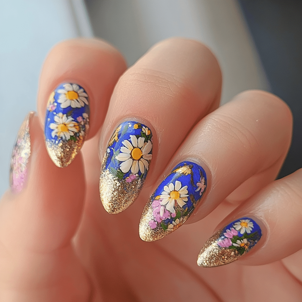 short almond nails