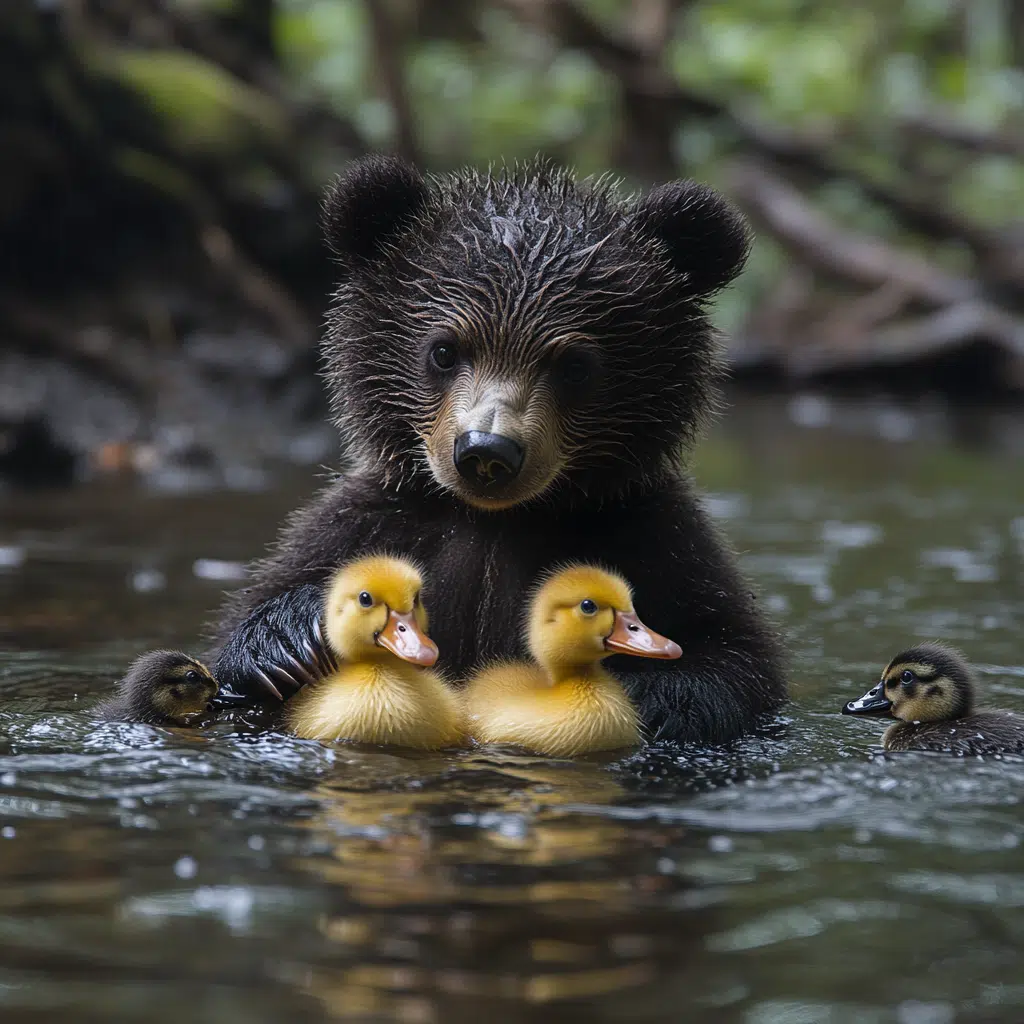 woodland park zoo bear eats ducklings